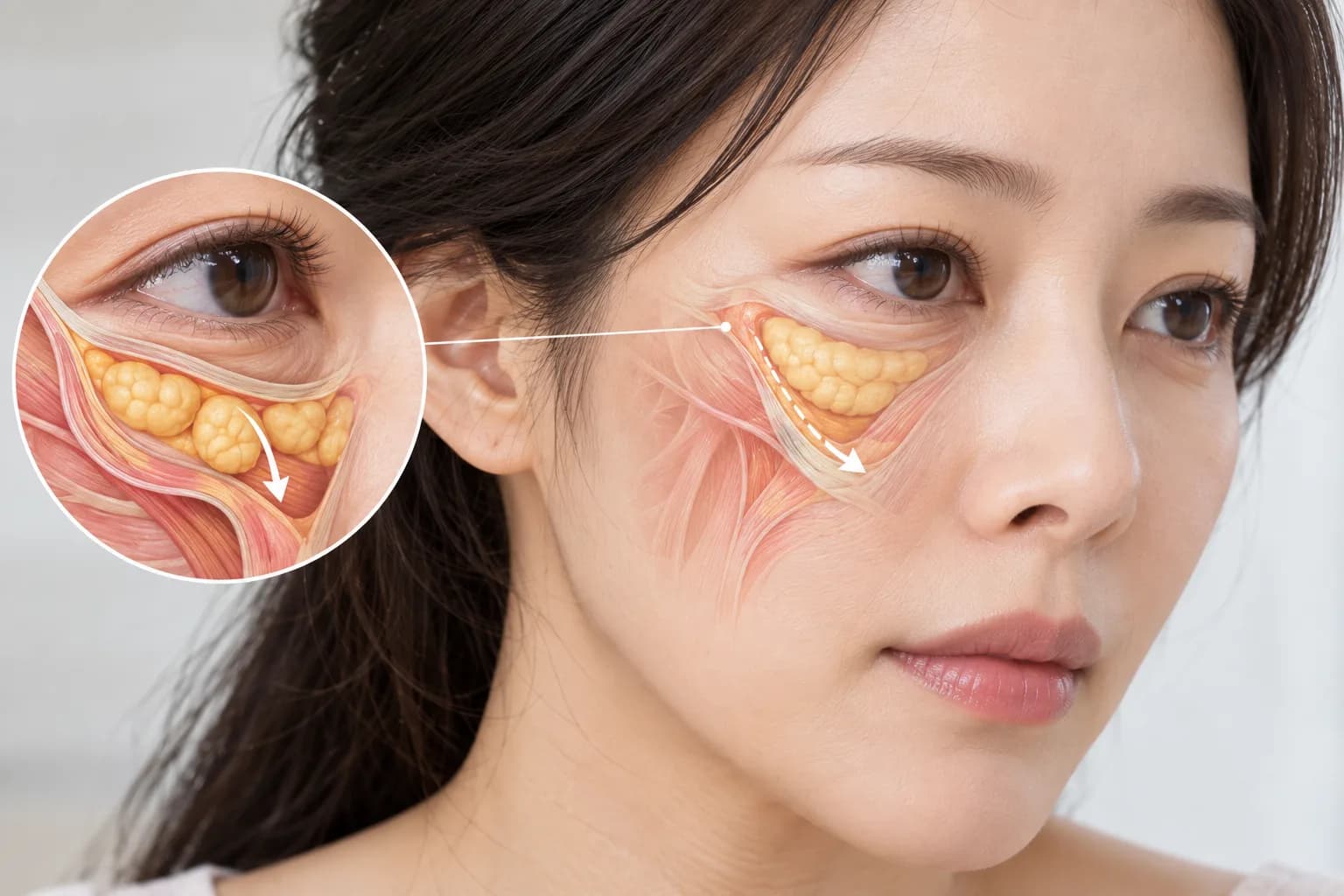 눈밑지방재배치 중안면 입체감 포인트