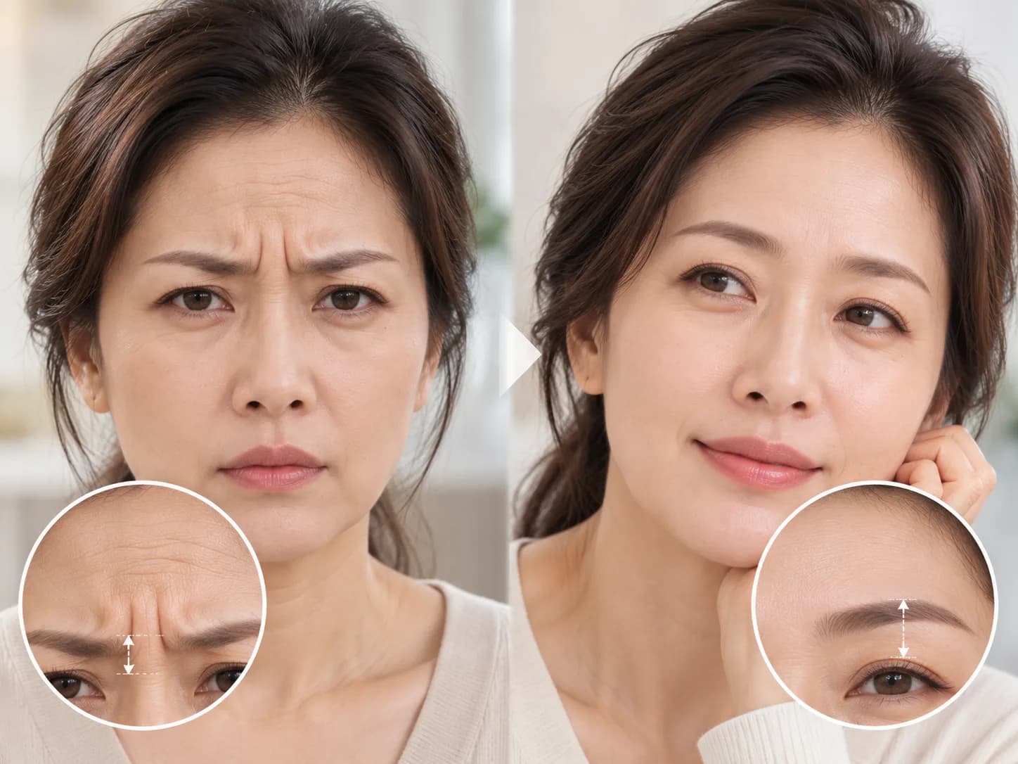 내시경 이마거상술 부드러운 인상 변화